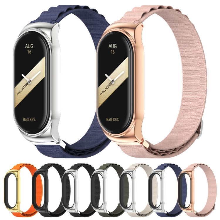 For Xiaomi Mi Band 8 Mijobs CS Case Nylon Breathable Watch Band(Black) - free shipping - PMc TechLife - Order now!