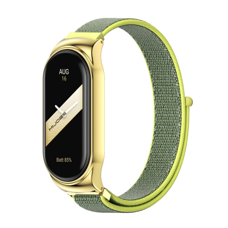 For Xiaomi Mi Band 8 Mijobs CS Case Breathable Nylon Loop Watch Band(Bright Yellow) - free shipping - PMc TechLife - Order now!