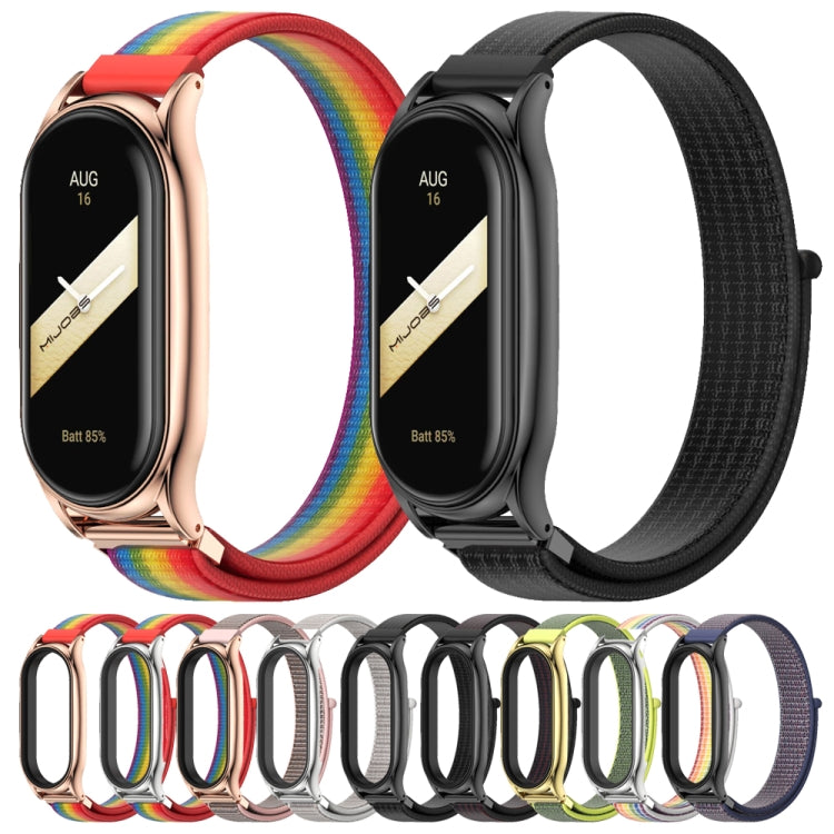 For Xiaomi Mi Band 8 Mijobs Plus Case Breathable Nylon Loop Watch Band(Bright Yellow) - free shipping - PMc TechLife - Order now!