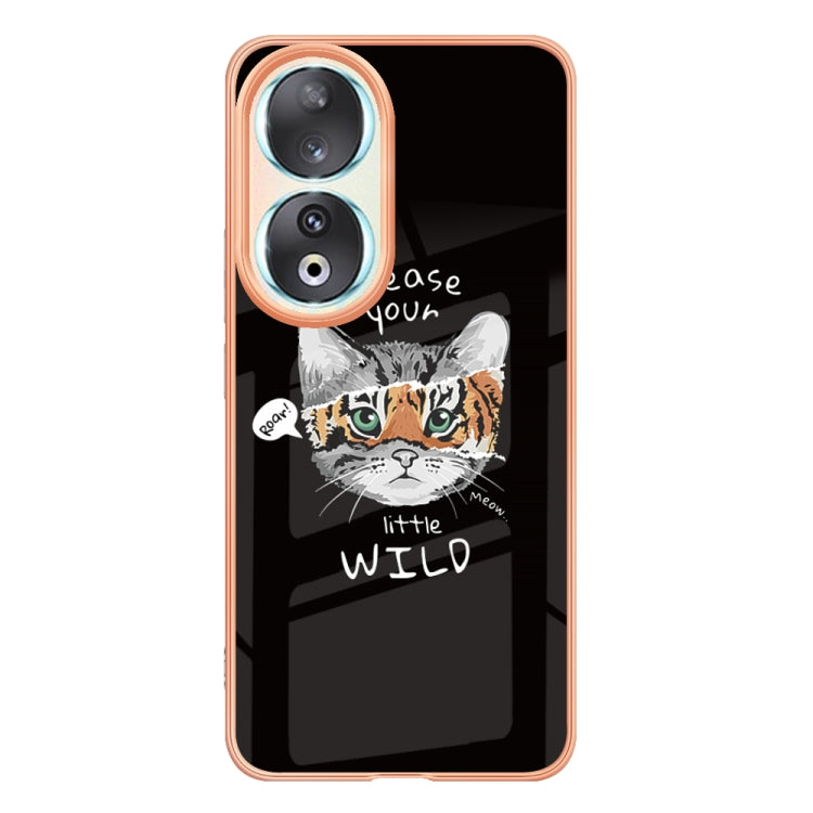 For Honor 90 5G Electroplating Marble Dual-side IMD Phone Case(Natural Growth) - Honor Cases by PMC TechLife | Online Shopping South Africa | PMC TechLife | Buy Now Pay Later Mobicred