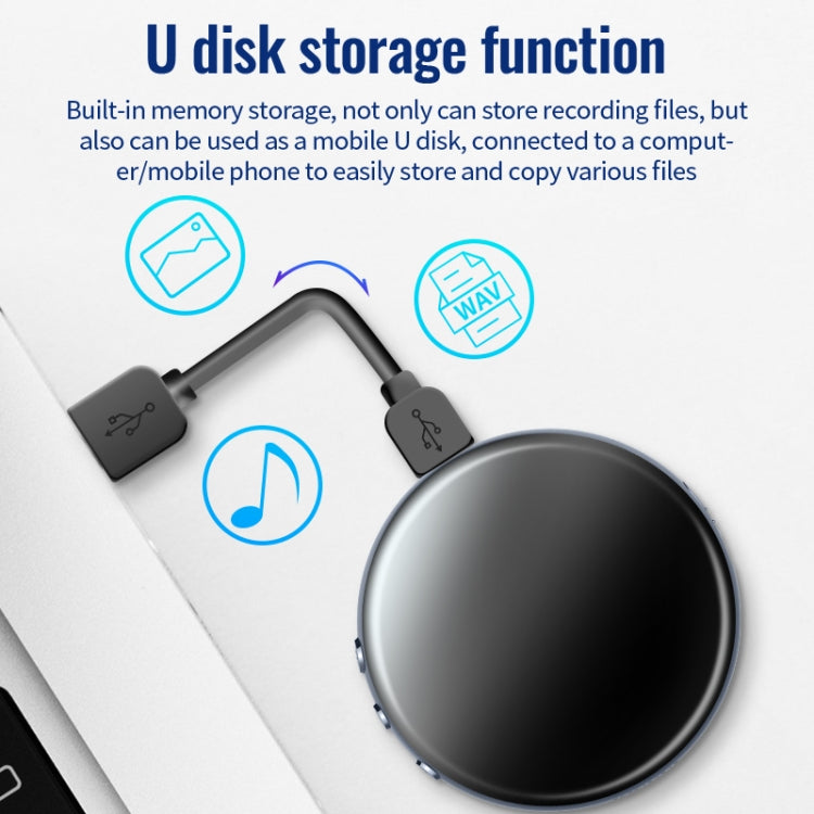 JNN M29 Portable Noise Reduction Smart Voice Control Magnetic Recorder, Memory:64GB - Recording Pen by JNN | Online Shopping South Africa | PMC TechLife | Buy Now Pay Later Mobicred
