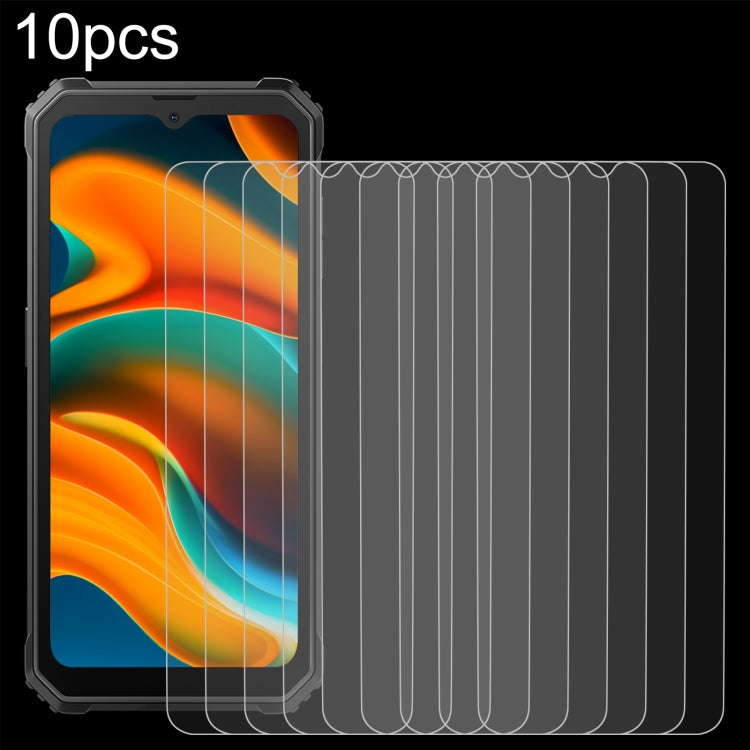 For Blackview BV4800 10pcs 0.26mm 9H 2.5D Tempered Glass Film - For Blackview by PMC TechLife | Online Shopping South Africa | PMC TechLife | Buy Now Pay Later Mobicred