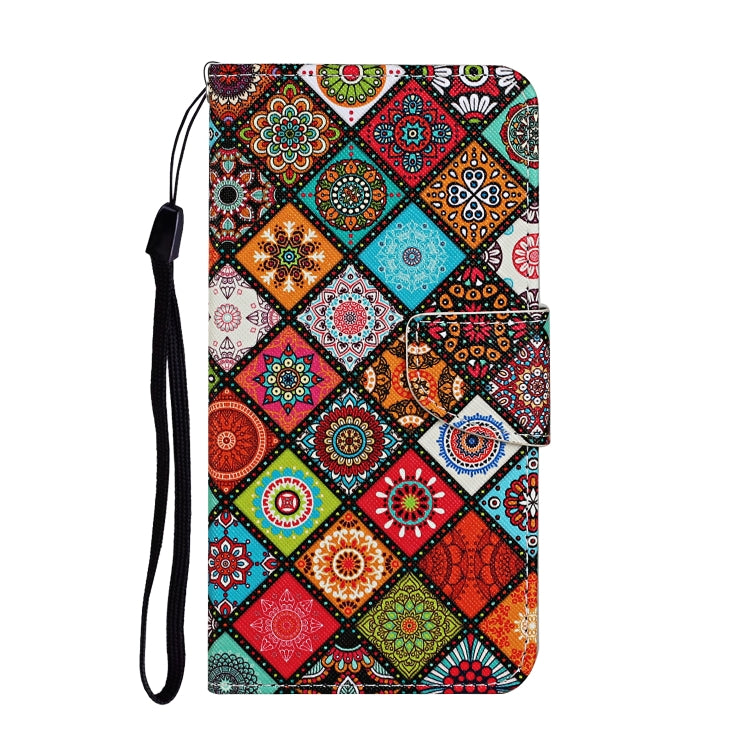 For iPhone 16 3D Colored Drawing Flip Leather Phone Case(Ethnic Totem) - iPhone 16 Cases by PMC TechLife | Online Shopping South Africa | PMC TechLife | Buy Now Pay Later Mobicred