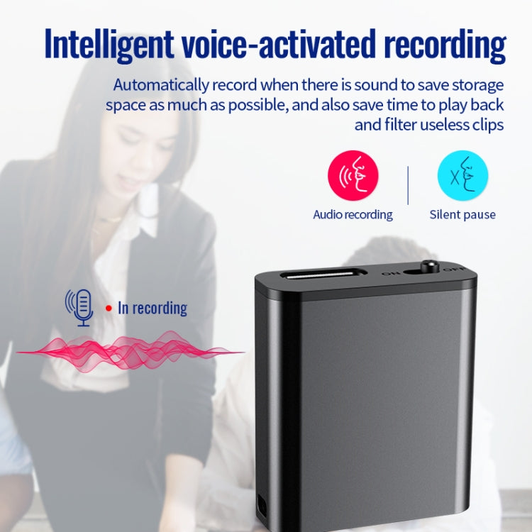 JNN Q8 Portable HD Noise Reduction Smart Voice Recorder, Memory:16GB - Recording Pen by JNN | Online Shopping South Africa | PMC TechLife | Buy Now Pay Later Mobicred