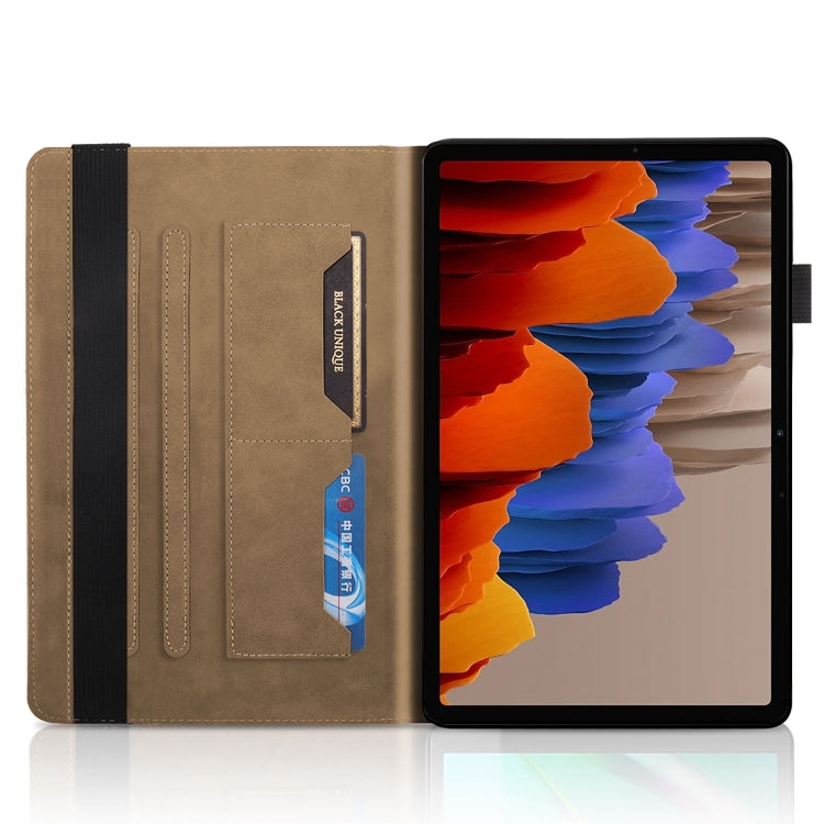 For Samsung Galaxy Tab S9+ / S9 FE+ Life Tree Series Horizontal Flip Leather Tablet Case(Brown) - Galaxy Tab S9+ Cases by PMC Jewellery | Online Shopping South Africa | PMC Jewellery | Buy Now Pay Later Mobicred