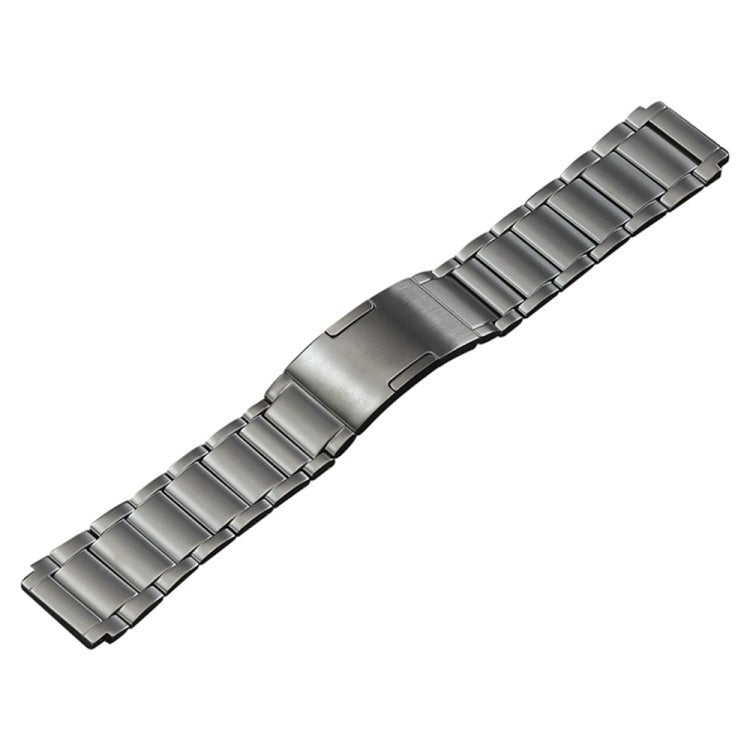 For Huawei Watch 4 Pro/GT3/GT2 Porsche Ver 22mm Three Strains HW Buckle Titanium Steel Watch Band(Grey) - Watch Bands by PMC Jewellery | Online Shopping South Africa | PMC Jewellery