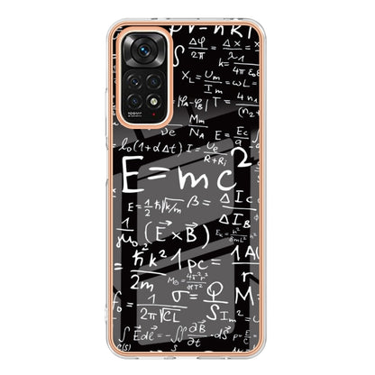 For Xiaomi Redmi Note 11s / Note 11 4G Electroplating Marble Dual-side IMD Phone Case(Equation) - Xiaomi Cases by PMC Jewellery | Online Shopping South Africa | PMC Jewellery | Buy Now Pay Later Mobicred