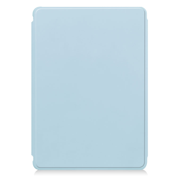 For Samsung Galaxy Tab S9+ 360 Rotation Transparent Smart Leather Case with Keyboard(Sky Blue) - Galaxy Tab S9+ Cases by PMC Jewellery | Online Shopping South Africa | PMC Jewellery | Buy Now Pay Later Mobicred