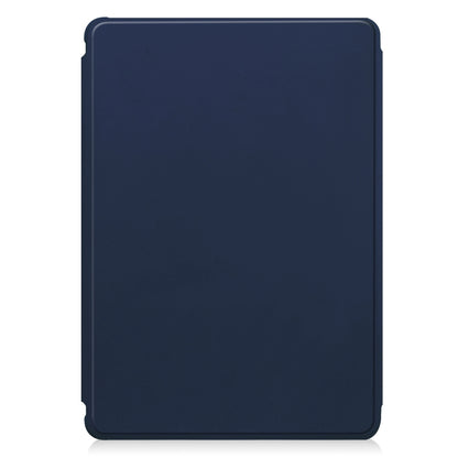 For Samsung Galaxy Tab S9 FE+ / S10+ 360 Rotation Transparent Smart Leather Case(Dark Blue) - Galaxy Tab S9 FE+ by PMC Jewellery | Online Shopping South Africa | PMC Jewellery | Buy Now Pay Later Mobicred