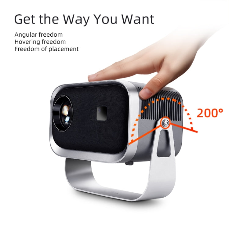 AUN A003 1280x720P 150 Lumens Same Screen Version Portable Home Theater LED HD Digital Projector, AU Plug(Grey) - free shipping - PMC TechLife - Order now!