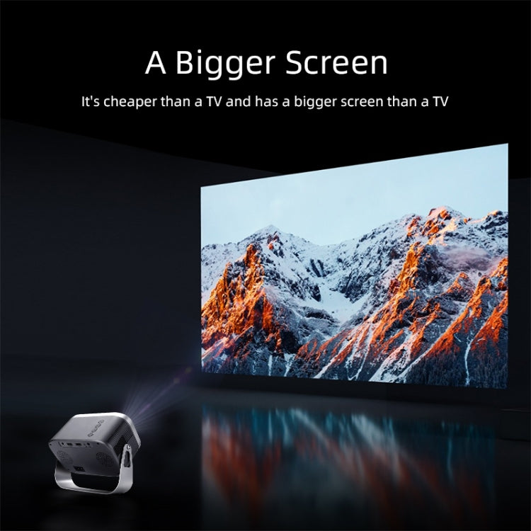 AUN A003 1280x720P 150 Lumens Same Screen Version Portable Home Theater LED HD Digital Projector, AU Plug(Grey) - LED Projector by AUN | Online Shopping South Africa | PMC Jewellery | Buy Now Pay Later Mobicred