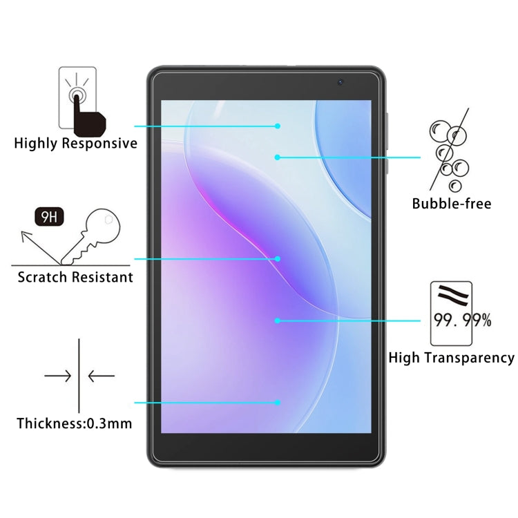 For Blackview Tab 50 WiFi 8.0 2pcs 9H 0.3mm Explosion-proof Tempered Glass Film - Others by PMC Jewellery | Online Shopping South Africa | PMC Jewellery