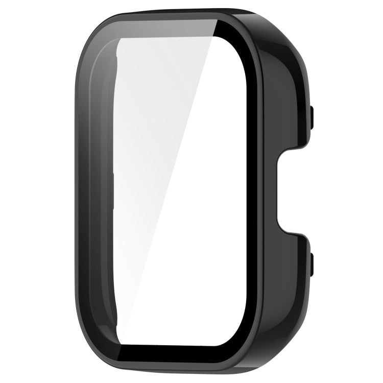 For Redmi Watch 3 Lite / Redmi Watch 3 Active PC + Tempered Film Integrated Watch Protective Case(Black) - Watch Cases by PMC TechLife | Online Shopping South Africa | PMC TechLife | Buy Now Pay Later Mobicred