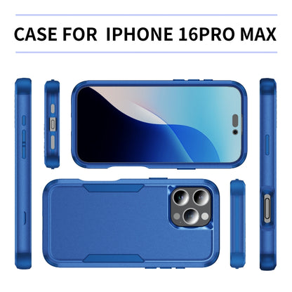 For iPhone 16 Pro Max Commuter Shockproof TPU + PC Phone Case(Royal Blue) - iPhone 16 Pro Max Cases by PMC Jewellery | Online Shopping South Africa | PMC Jewellery | Buy Now Pay Later Mobicred