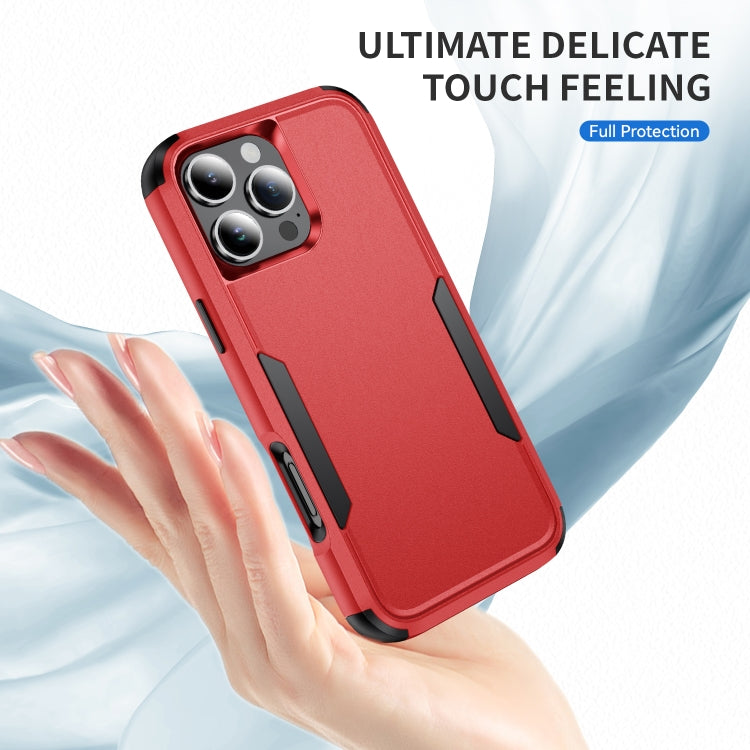 For iPhone 16 Pro Commuter Shockproof TPU + PC Phone Case(Red+Black) - iPhone 16 Pro Cases by PMC Jewellery | Online Shopping South Africa | PMC Jewellery | Buy Now Pay Later Mobicred