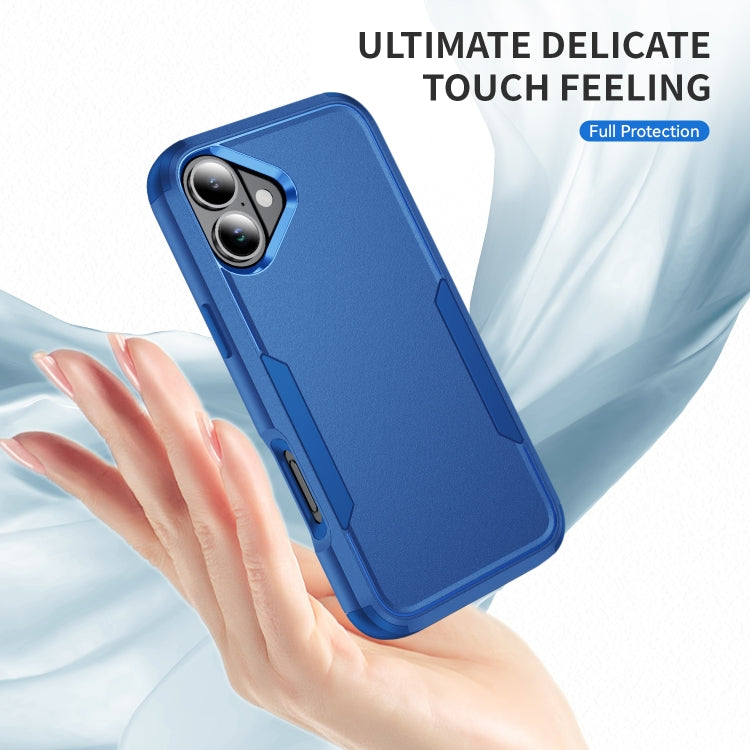 For iPhone 16 Commuter Shockproof TPU + PC Phone Case(Royal Blue) - iPhone 16 Cases by PMC Jewellery | Online Shopping South Africa | PMC Jewellery | Buy Now Pay Later Mobicred