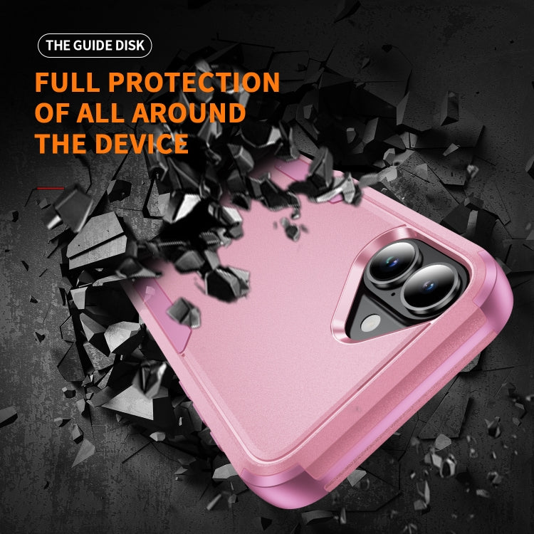 For iPhone 16 Commuter Shockproof TPU + PC Phone Case(Pink) - iPhone 16 Cases by PMC TechLife | Online Shopping South Africa | PMC TechLife | Buy Now Pay Later Mobicred