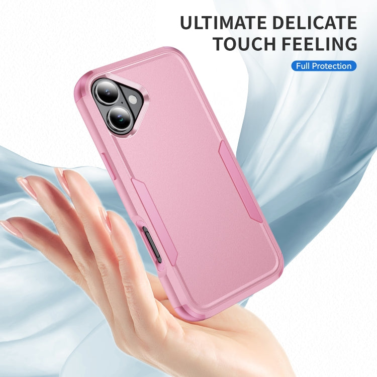 For iPhone 16 Commuter Shockproof TPU + PC Phone Case(Pink) - iPhone 16 Cases by PMC Jewellery | Online Shopping South Africa | PMC Jewellery | Buy Now Pay Later Mobicred