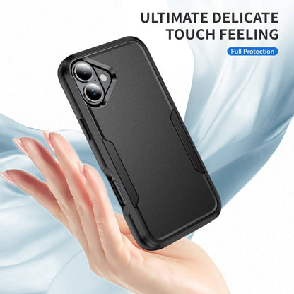 For iPhone 16 Commuter Shockproof TPU + PC Phone Case(Black) - iPhone 16 Cases by PMC Jewellery | Online Shopping South Africa | PMC Jewellery | Buy Now Pay Later Mobicred