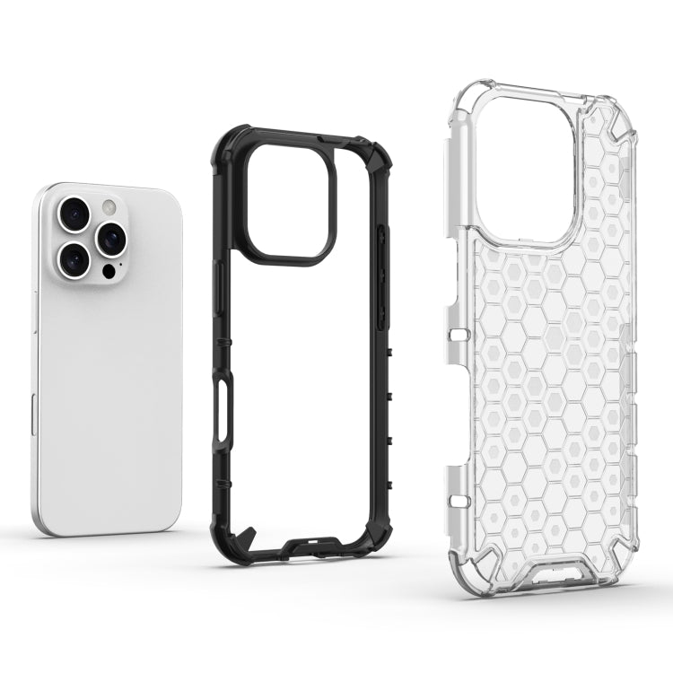 For iPhone 16 Pro Max Honeycomb Shockproof Phone Case(Green) - iPhone 16 Pro Max Cases by PMC TechLife | Online Shopping South Africa | PMC TechLife | Buy Now Pay Later Mobicred