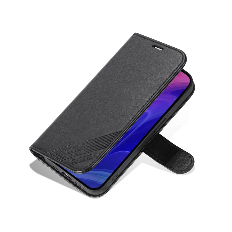 For iPhone 16 Pro Max AZNS Sheepskin Texture Flip Leather Phone Case(Black) - iPhone 16 Pro Max Cases by AZNS | Online Shopping South Africa | PMC TechLife | Buy Now Pay Later Mobicred