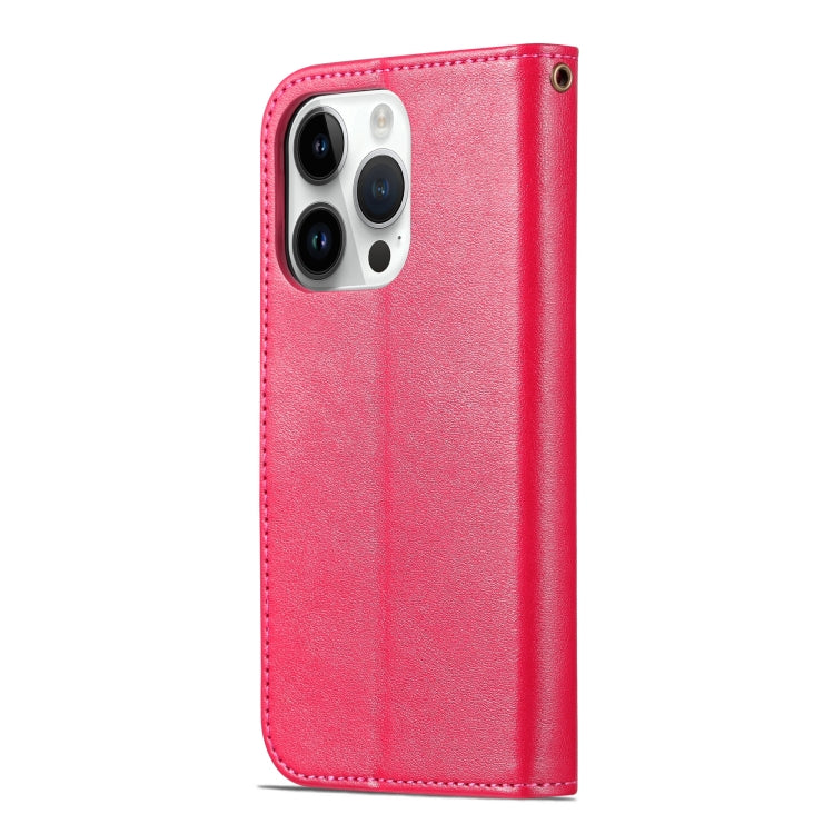 For iPhone 16 Pro Max AZNS Sheepskin Texture Flip Leather Phone Case(Red) - iPhone 16 Pro Max Cases by AZNS | Online Shopping South Africa | PMC Jewellery | Buy Now Pay Later Mobicred