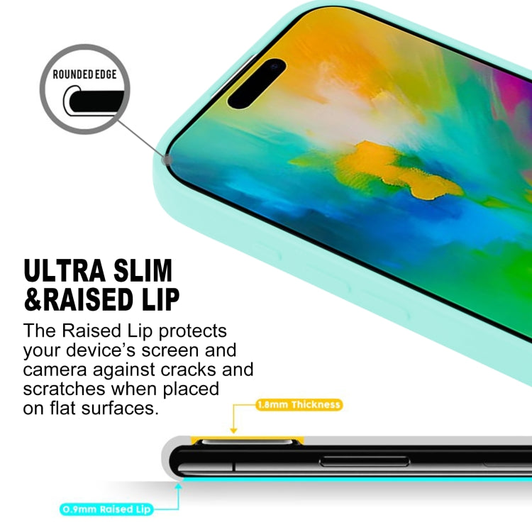 For iPhone 16 Pro GOOSPERY SOFT FEELING Liquid TPU Soft Phone Case(Mint Green) - iPhone 16 Pro Cases by GOOSPERY | Online Shopping South Africa | PMC Jewellery | Buy Now Pay Later Mobicred