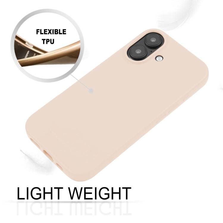 For iPhone 16 Plus GOOSPERY SOFT FEELING Liquid TPU Soft Phone Case(Apricot) - iPhone 16 Plus Cases by GOOSPERY | Online Shopping South Africa | PMC Jewellery | Buy Now Pay Later Mobicred