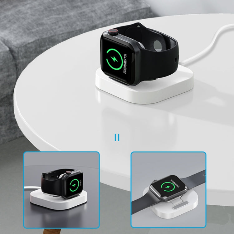 For Apple Watch JJT-A56 Portable Foldable Wireless Charger(Black) - Charger / Holder by PMC TechLife | Online Shopping South Africa | PMC TechLife | Buy Now Pay Later Mobicred