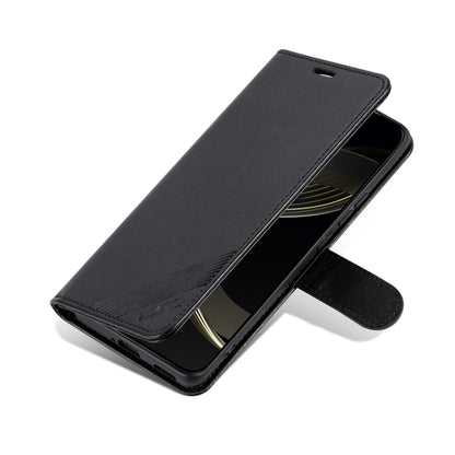 For OPPO Find X7 AZNS Sheepskin Texture Flip Leather Phone Case(Black) - Find X7 Cases by AZNS | Online Shopping South Africa | PMC Jewellery | Buy Now Pay Later Mobicred