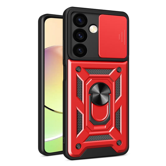 For Samsung Galaxy S24+ 5G Sliding Camera Cover Design TPU+PC Phone Case(Red) - Galaxy S24+ 5G Cases by PMC Jewellery | Online Shopping South Africa | PMC Jewellery