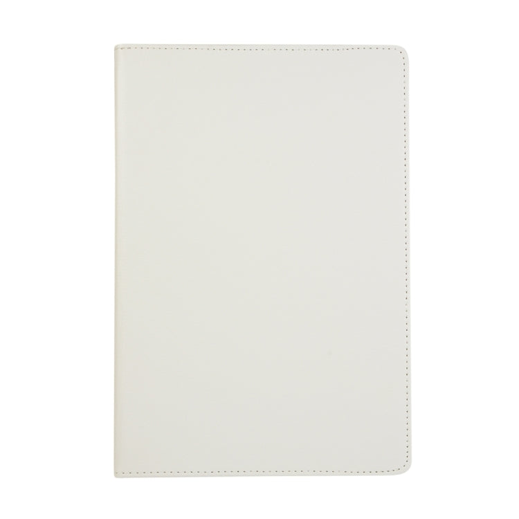 For Samsung Galaxy Tab S9 Ultra Litchi Texture 360 Degrees Rotation Holder Leather Tablet Case(White) - free shipping - PMC Jewellery - Order now!