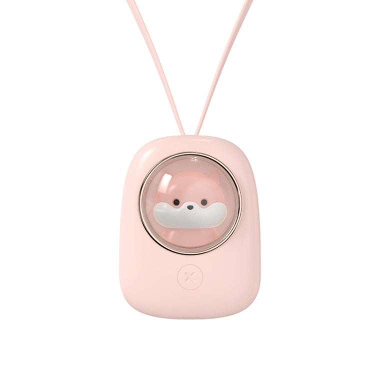 M18 USB Charging Silent Portable Hanging Neck Space Capsule Electric Fan(Pink) - Electric Fans by PMC Jewellery | Online Shopping South Africa | PMC Jewellery | Buy Now Pay Later Mobicred