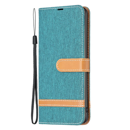 For Nokia G42/G310 Color Matching Denim Texture Horizontal Flip Leather Case(Green) - Nokia Cases by PMC Jewellery | Online Shopping South Africa | PMC Jewellery | Buy Now Pay Later Mobicred