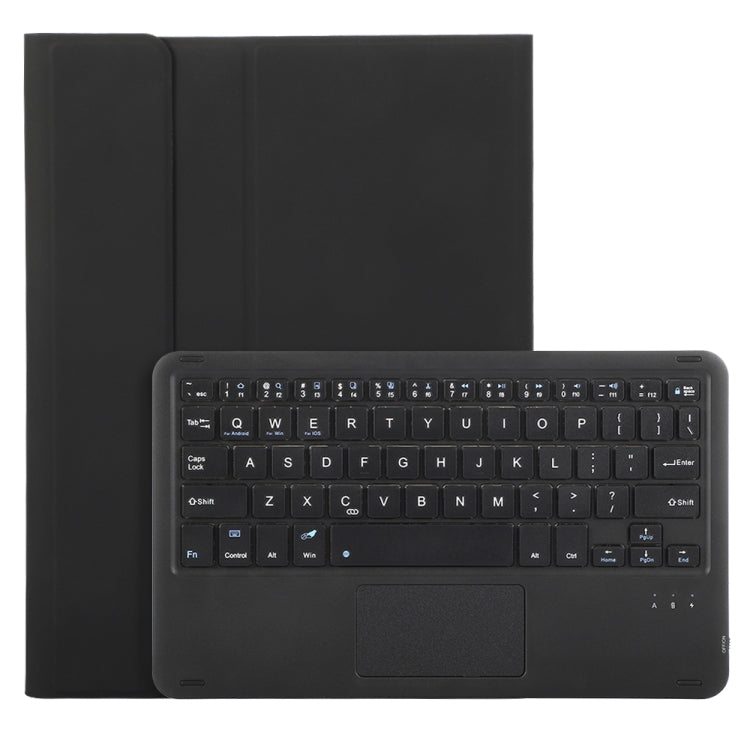 For Samsung Galaxy Tab S9 FE A710B-A Candy Color TPU Touch Bluetooth Keyboard Leather Tablet Case with Pen Holder(Black) - Samsung Keyboard by PMC Jewellery | Online Shopping South Africa | PMC Jewellery