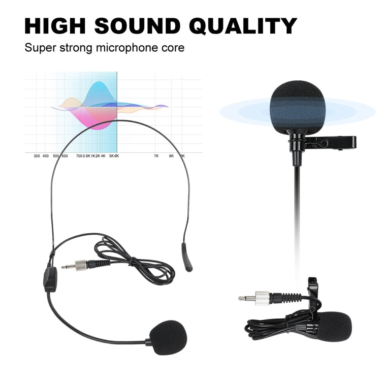 XTUGA A140-H Wireless Microphone System 4 Channel UHF Handheld Microphone(UK Plug) - Microphone by XTUGA | Online Shopping South Africa | PMC TechLife | Buy Now Pay Later Mobicred