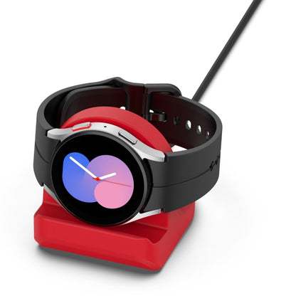 For Samsung Galaxy Watch 6 / 6 Classic Smart Watch Silicone Charging Bracket(Red) - Charger by PMC Jewellery | Online Shopping South Africa | PMC Jewellery