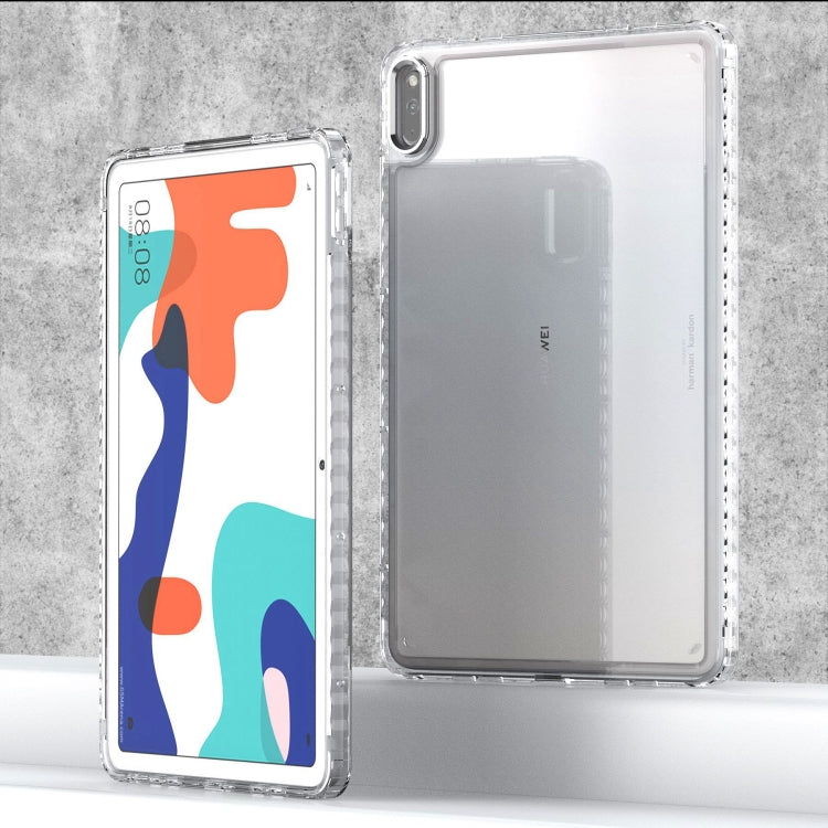 For Huawei MatePad 10.4 Clear Acrylic Shockproof Tablet Case(White) - free shipping - PMC TechLife - Order now!