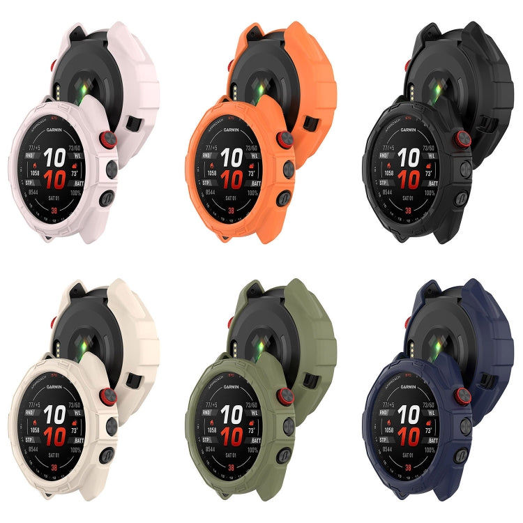 For Garmin Approach S70 42mm Armor Hollow Watch Protective Case(Starlight Color) - Watch Cases by PMC Jewellery | Online Shopping South Africa | PMC Jewellery