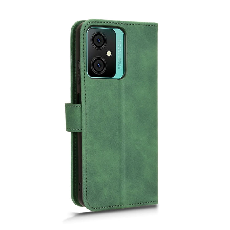 For Blackview OSCAL C70 Skin Feel Magnetic Flip Leather Phone Case(Green) - More Brand by PMC Jewellery | Online Shopping South Africa | PMC Jewellery