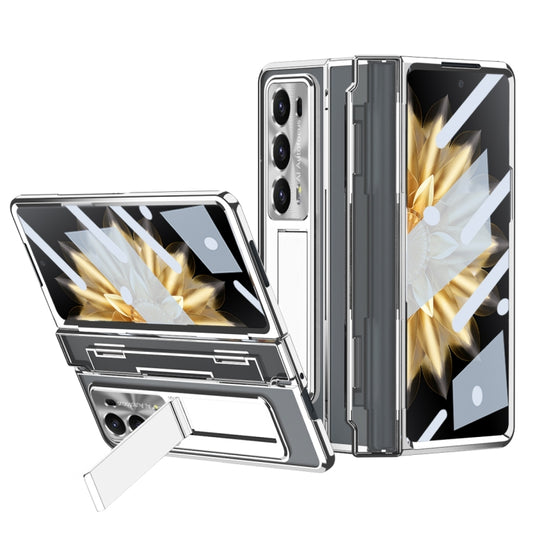 For Honor Magic V2 Phantom Armor Series Integrated Folding Phone Case(Silver) - Honor Cases by PMC Jewellery | Online Shopping South Africa | PMC Jewellery | Buy Now Pay Later Mobicred