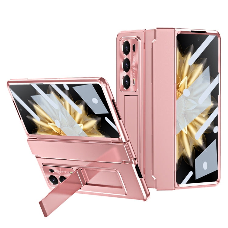 For Honor Magic V2 Integrated Folding Phone Case with Hinge(Rose Gold) - Honor Cases by PMC Jewellery | Online Shopping South Africa | PMC Jewellery | Buy Now Pay Later Mobicred