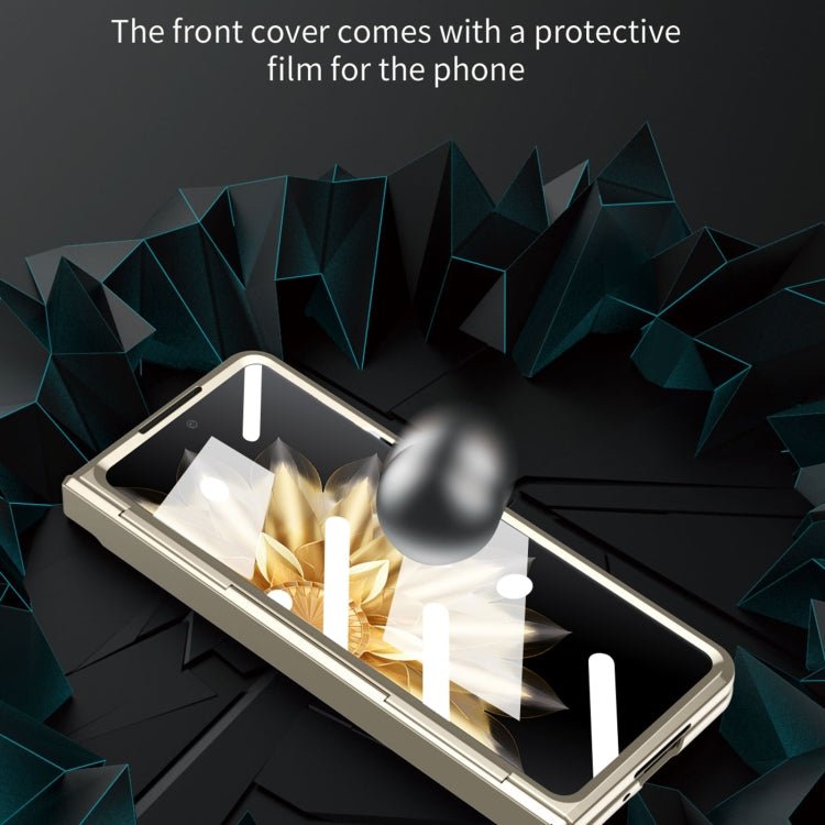 For Honor Magic V2 Integrated Folding Phone Case with Hinge(Black) - Honor Cases by PMC TechLife | Online Shopping South Africa | PMC TechLife | Buy Now Pay Later Mobicred