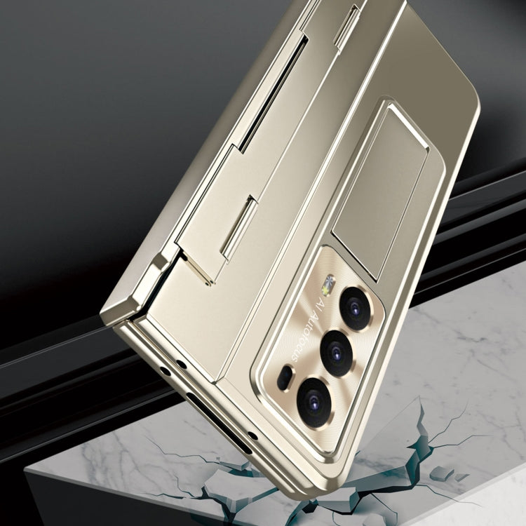 For Honor Magic V2 Integrated Folding Phone Case with Hinge(Blue) - Honor Cases by PMC TechLife | Online Shopping South Africa | PMC TechLife | Buy Now Pay Later Mobicred