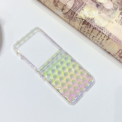 For Motorola Razr 40 Ultra Colorful Diamond Texture PC Phone Case(Gradient Pink Green) - Motorola Cases by PMC Jewellery | Online Shopping South Africa | PMC Jewellery | Buy Now Pay Later Mobicred