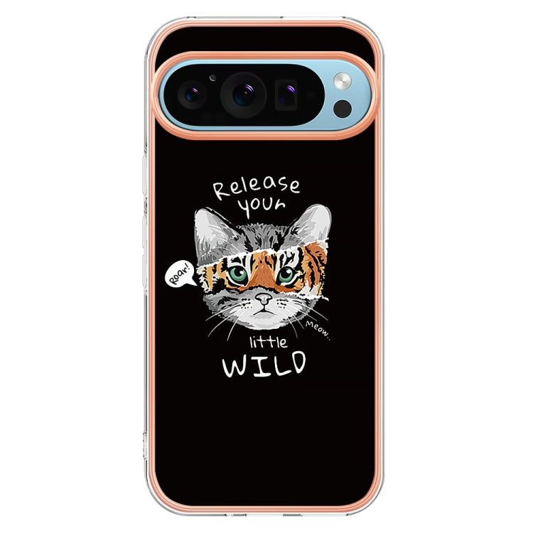For Google Pixel 9 / 9 Pro Electroplating Dual-side IMD Phone Case(Natural Growth) - Google Cases by PMC TechLife | Online Shopping South Africa | PMC TechLife | Buy Now Pay Later Mobicred