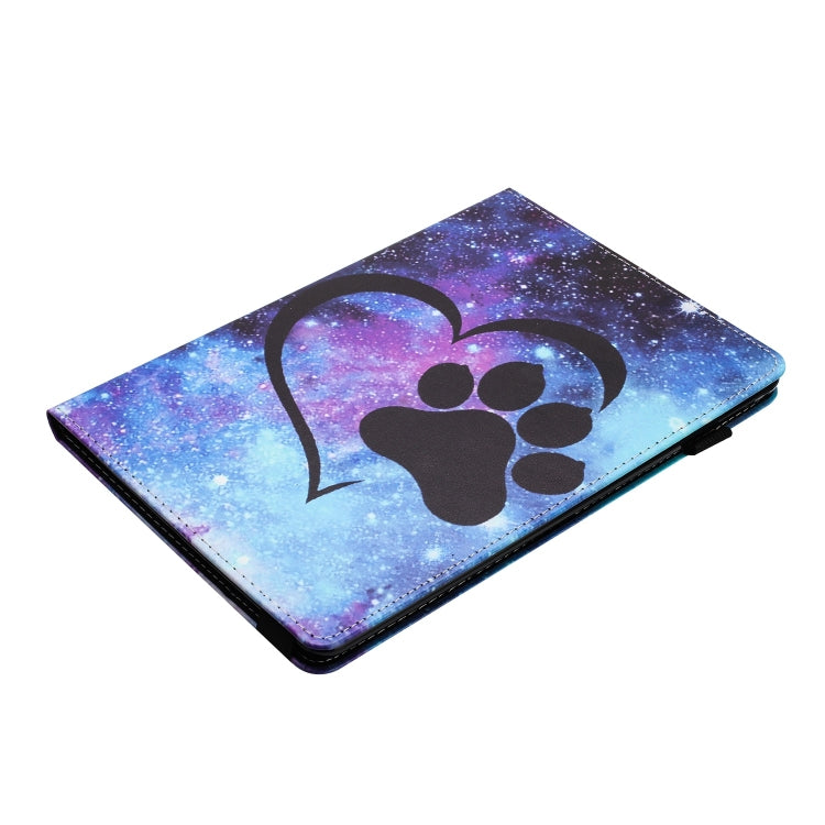 For Amazon Kindle Fire HD 10 2021 Sewing Litchi Texture Smart Leather Tablet Case(Footprint) - Amazon by PMC TechLife | Online Shopping South Africa | PMC TechLife | Buy Now Pay Later Mobicred