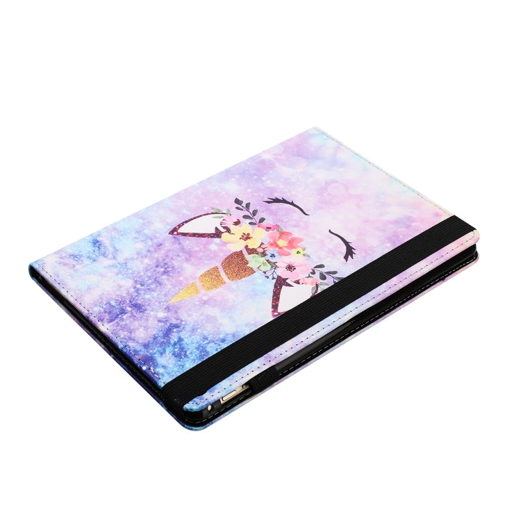 For Huawei MediaPad T3 10 Sewing Litchi Texture Smart Leather Tablet Case(Smiling Face) - Huawei by PMC TechLife | Online Shopping South Africa | PMC TechLife | Buy Now Pay Later Mobicred