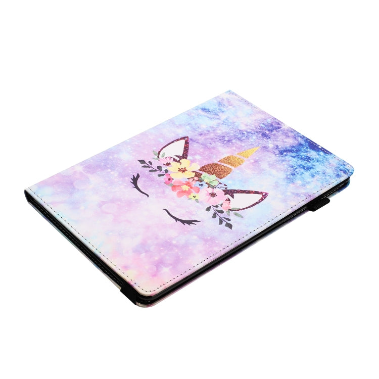 For Huawei MediaPad T5 10 Sewing Litchi Texture Smart Leather Tablet Case(Smiling Face) - Huawei by PMC TechLife | Online Shopping South Africa | PMC TechLife | Buy Now Pay Later Mobicred