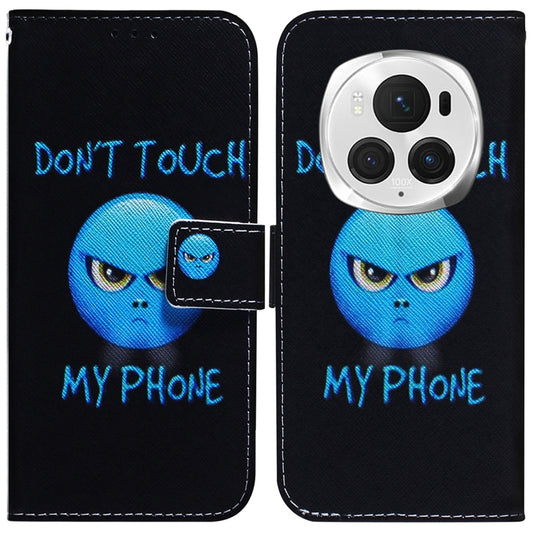 For Honor Magic6 Pro Coloured Drawing Flip Leather Phone Case(Anger) - Honor Cases by PMC Jewellery | Online Shopping South Africa | PMC Jewellery | Buy Now Pay Later Mobicred